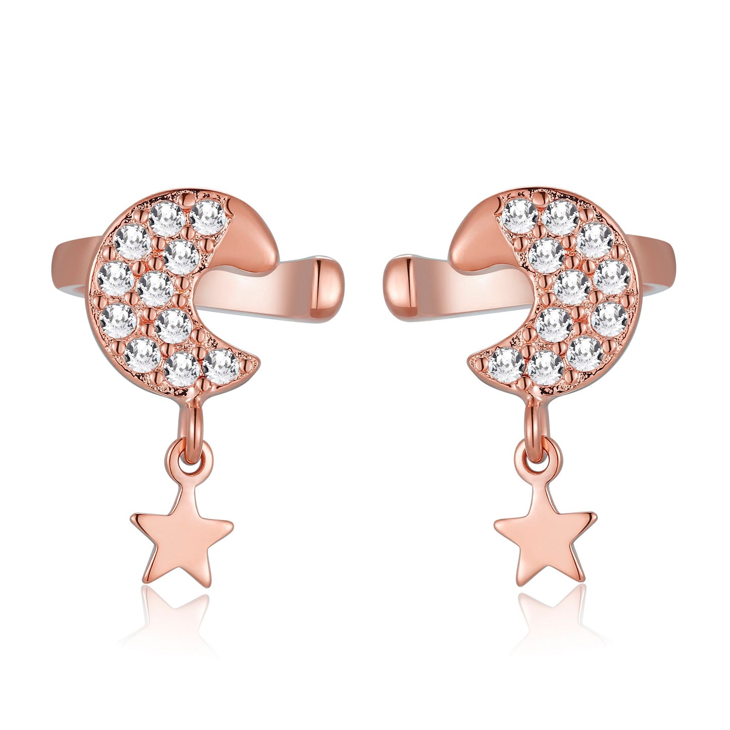 Earcuffs Nightsky, rotgold