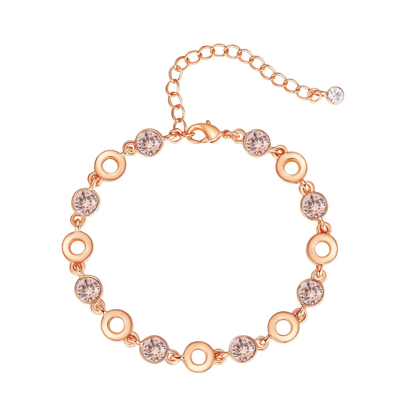 Armband Singular, rotgold rose