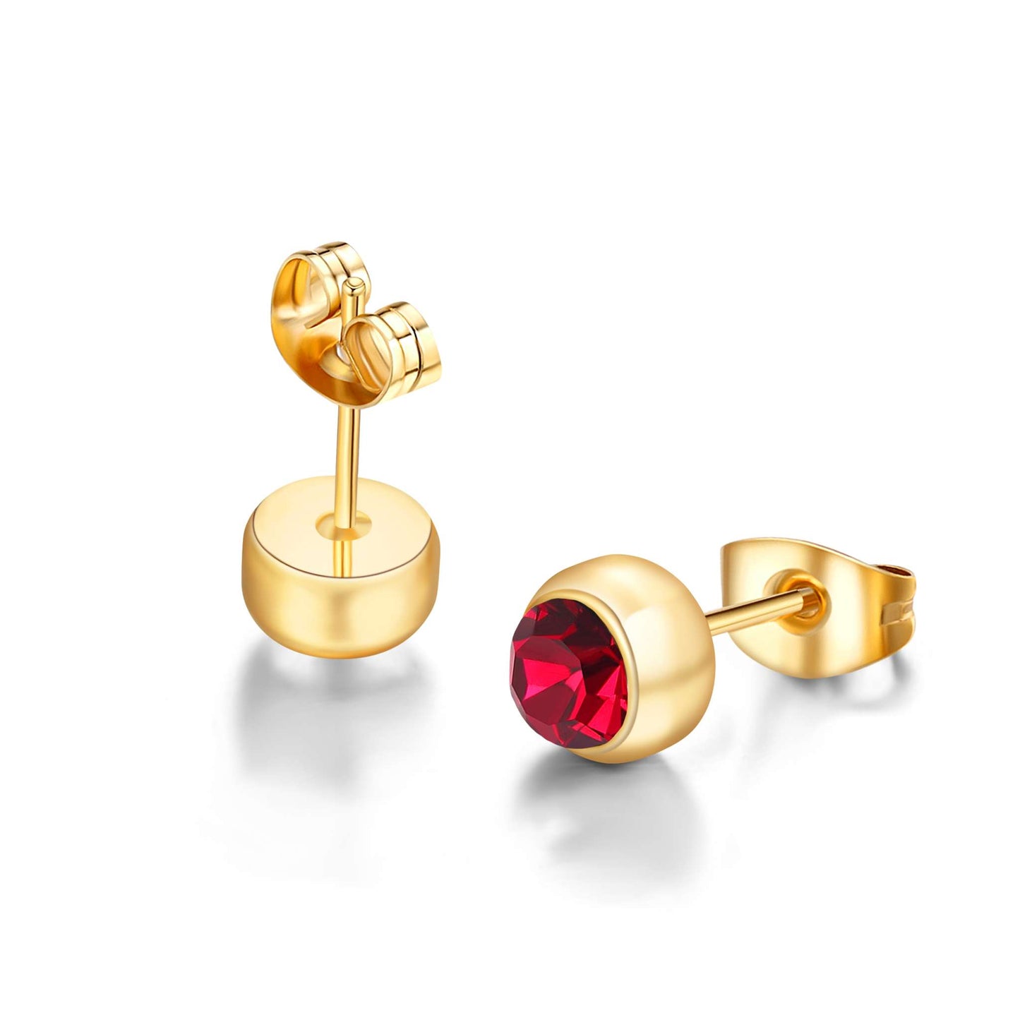 Ohrstecker Singular, gold rot