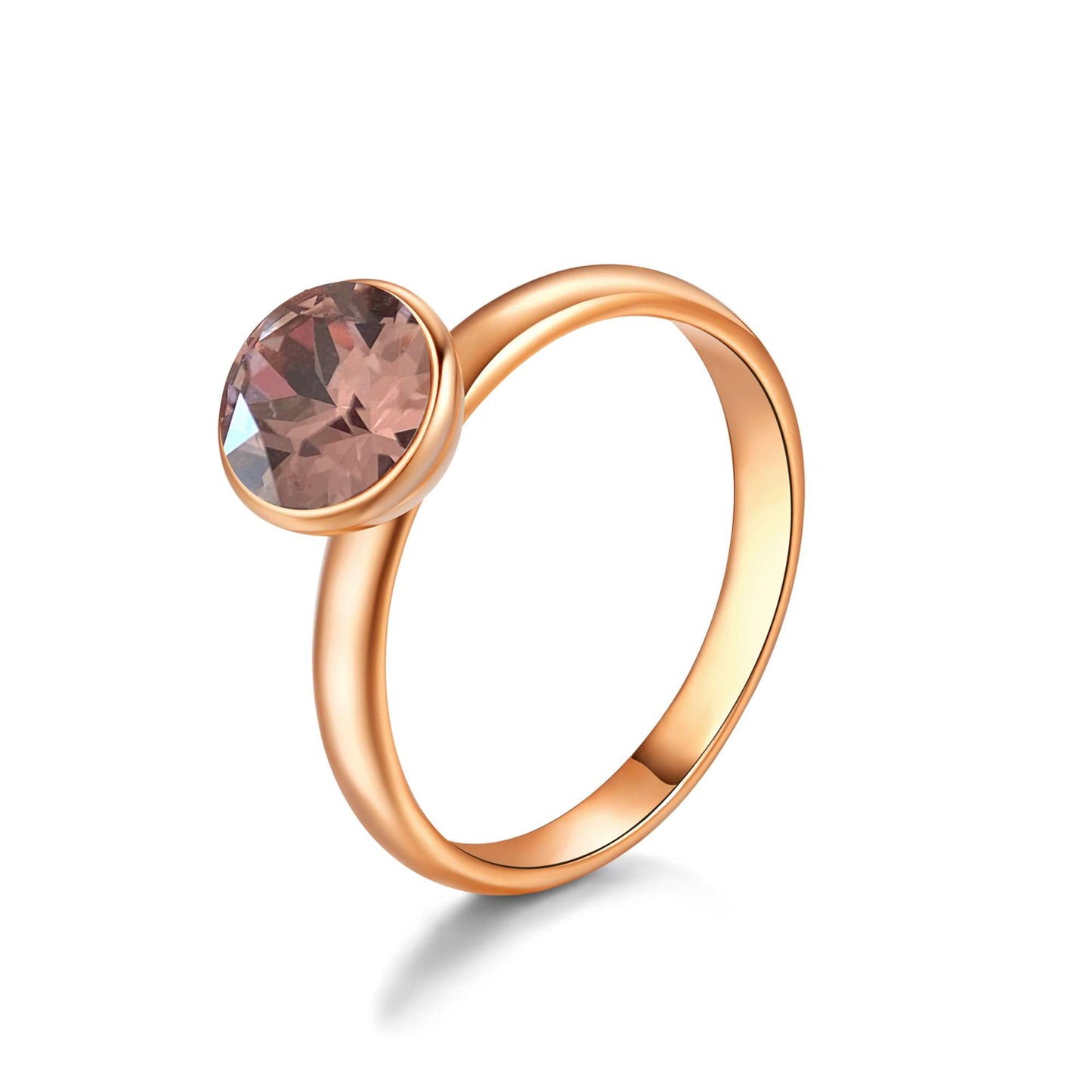 Ring Singular, rotgold rose