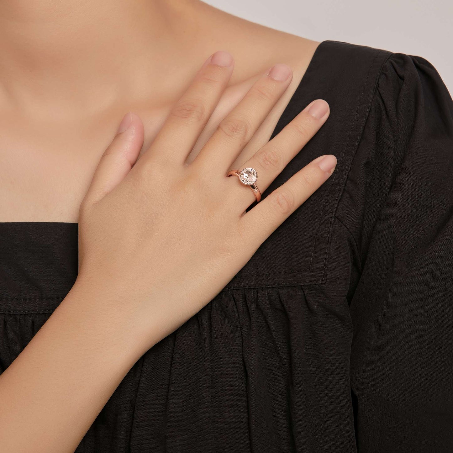 Ring Singular, rotgold rose